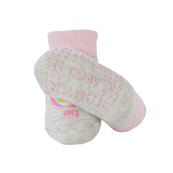 baby girl box 6 pack hazel, sticky be socks, best grip socks, best grippy socks, best yoga socks, best pilates socks