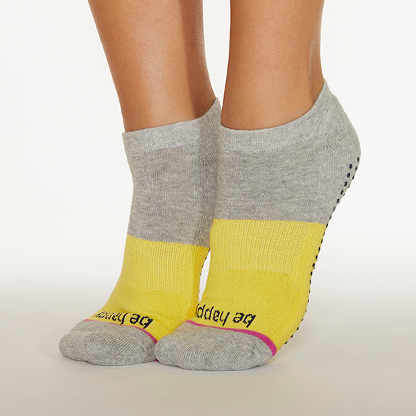 Be Happy Grace Grip Socks (Honey)