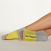 Be Happy Grace Grip Socks (Honey)