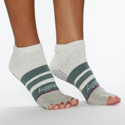 Half Toe Be Healthy Grip Socks (Meadow)
