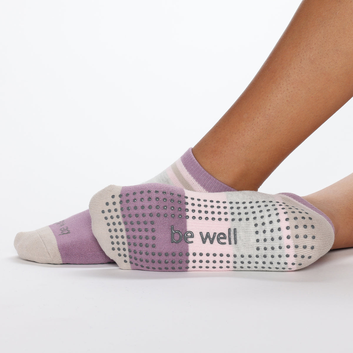 Be Well London Grip Socks (Crystal)