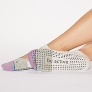 Be Active Mary Jane Grip Socks (Powder)