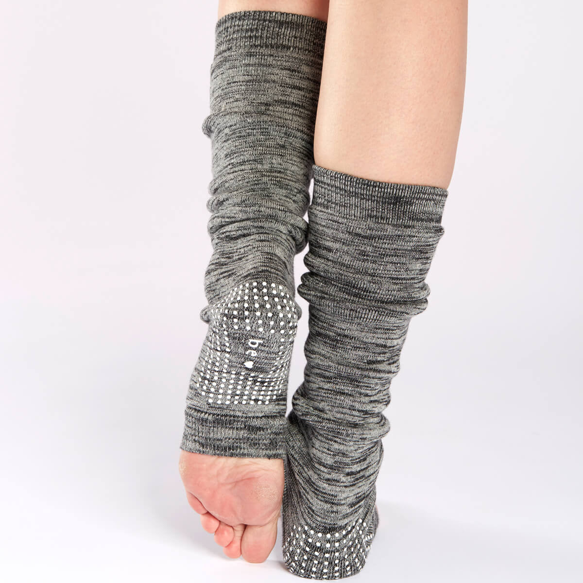 Be Love Marbled Grip Leg Warmers (Ash)