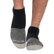 mens be strong 13-17 grip socks coal, sticky be socks, best grip socks, best grippy socks, best yoga socks, best pilates socks