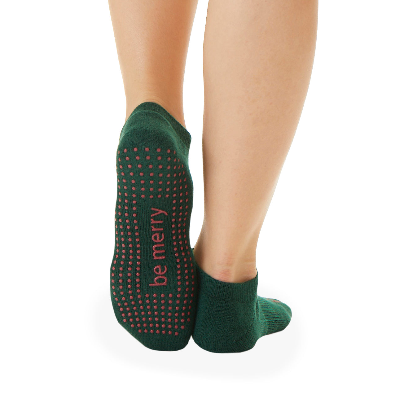 be merry grip socks hunter/cranberry, sticky be socks, best grip socks, best grippy socks, best yoga socks, best pilates socks