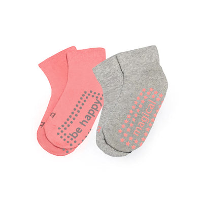 toddler girl 2 pack grip socks 2t-4t tinsley, sticky be socks, best grip socks, best grippy socks, best yoga socks, best pilates socks