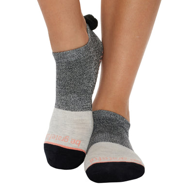 pom pom be grateful grip socks ember, sticky be socks, best grip socks, best grippy socks, best yoga socks, best pilates socks