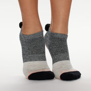 pom pom be grateful grip socks ember, sticky be socks, best grip socks, best grippy socks, best yoga socks, best pilates socks